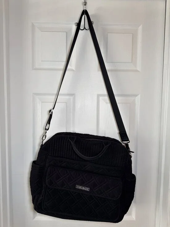 Vera Bradley Make a Change Baby Diaper Bag Black Unisex - Picture 2 of 10